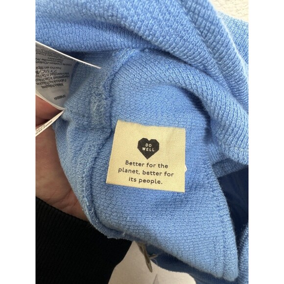 Madewell Sz XS Cutout Knot Front Crop Tank Top Oasis Blue Fitted Sweetheart NWT - Picture 11 of 11